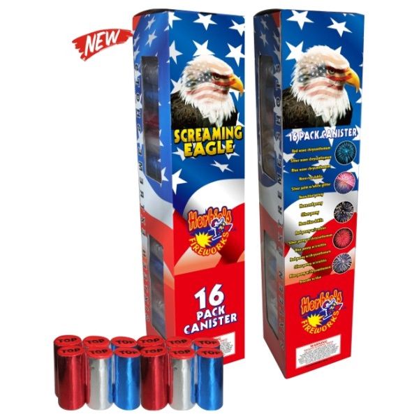 Screaming Eagle – 16 Pack – Herbie's Famous Fireworks